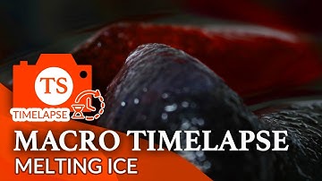 Ice Timelapse - Ice Cubes & Icecream Melting Macro Video 4K