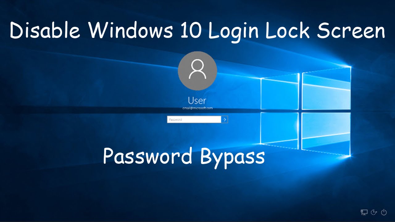 bypass startup password windows 10