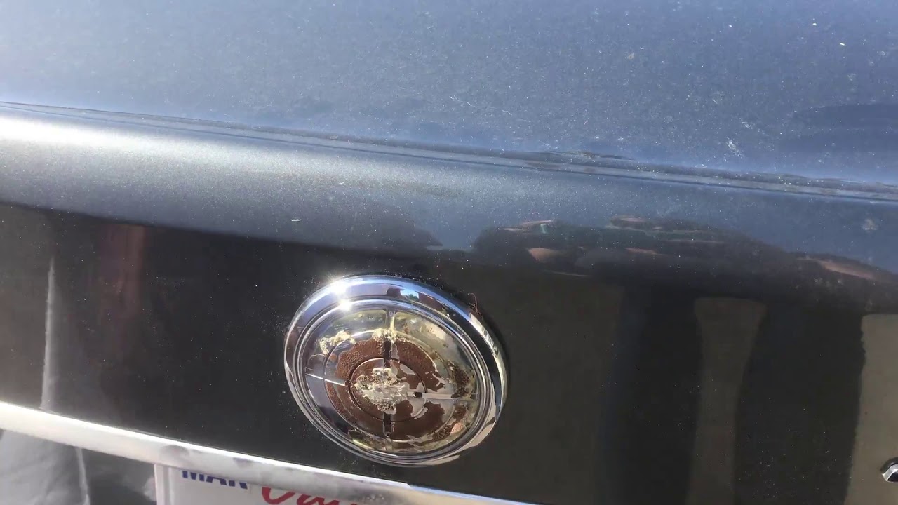 Bmw 7 series trunk emblem removal - YouTube