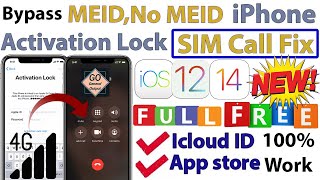 How to Bypass MEID, No MEID iPhone Activation Lock Sim Call Fix in Full Free | New 💯 Working Method