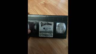 Who Framed Roger Rabbit 1989 Vhs Review Sticker Label Copy 1St Copy