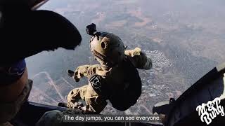 Australian & United States Special Forces Conduct Helicopter Free Fall Training