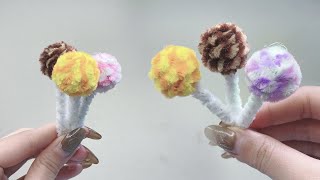 DIY Lollipop Tutorial | How To Make Lollipop From Pipe Cleaner | Chenille Wire