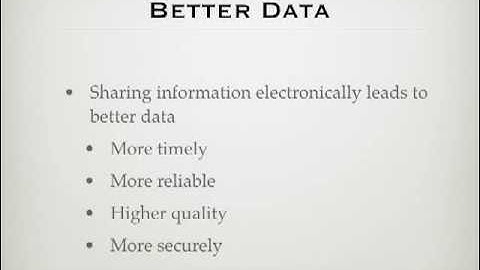 Introduction to Information Sharing et al Part 1 of 3