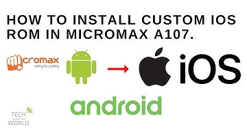 HOW TO INSTALL CUSTOM IOS ROM IN MICROMAX A107 STEP BY STEP