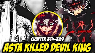 Asta Killed Lucifero: Asta VS Lucifero Full Battle: Black Clover Chapter 314-329 Explained [HINDI]