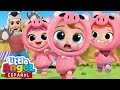 Los Tres Cerditos 🐖🐺 | Cuentos Infantiles de Bebé Juan | Little Angel Español