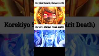 Korekiyo Shinguji Human death vs Spirit death #danganronpa #korekiyoshinguji #death #viral