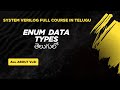 Enum Data Type in SystemVerilog | Enum Explained in Telugu | SystemVerilog Tutorial for Beginners