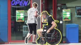 Holding Doors for People While I'm in a Wheelchair