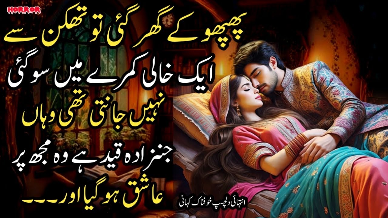 PHOPHO KE GHAR GYE THAKAN SE KHALI KAMRE MEIN SO GYE NAHI PATA THA WAHAN JINZADA HA JO MUJ PER ASHIQ