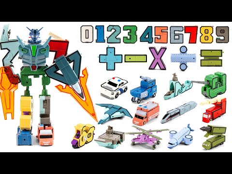 The numbers turn into robots  Five stage six stage conjugation