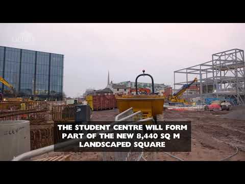 First steel erected on UCLan's new Student Centre
