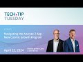 Healy tech tip tuesday  navigating around the analyse 2 app running the new cosmic growth program