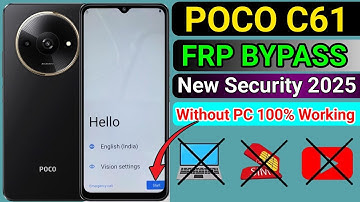 Poco c61 / Redmi A3 frp Bypass | Android 14 ||New Method 2025 | Without PC 100% working
