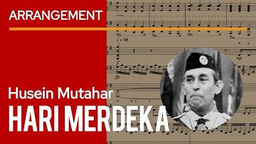 Husein Mutahar - Hari Merdeka, Diaransemen untuk Biola dan Piano | video score | lagu nasional