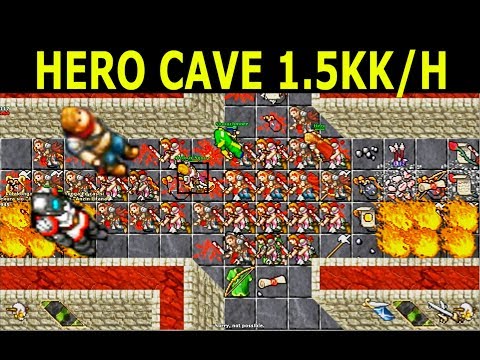 Hunt for Mages level 30+ in Hero Cave (Grim Reapers + Exori Flam)