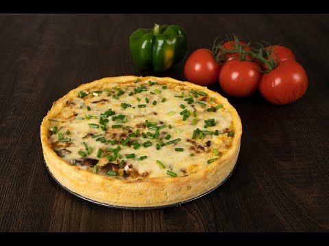 Мясной пирог из картофельного теста