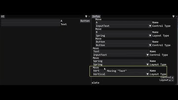 Experiment for a: ImGui UI Editor