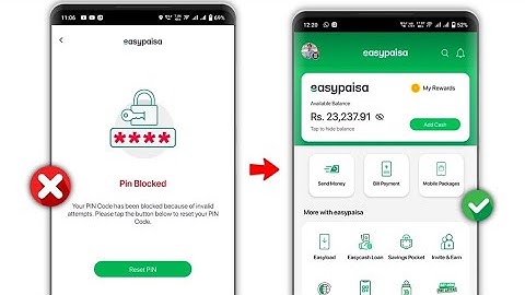 easypaisa pin blocked problem | Pin Blocked In Easypaisa Problem | Easypaisa Problem