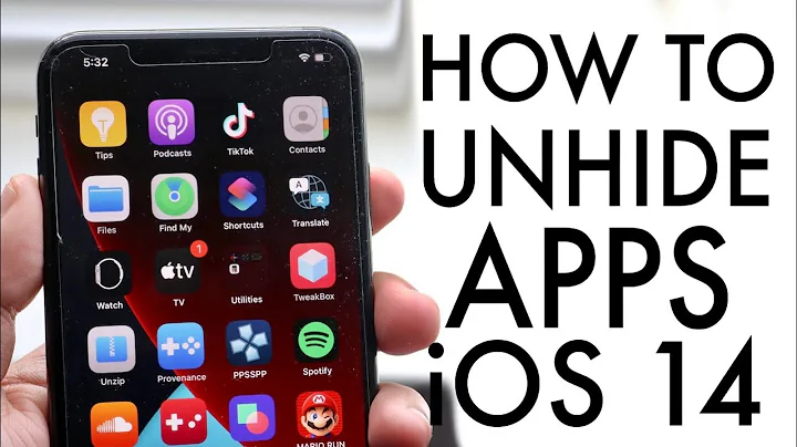 How To Unhide a App On iOS 14! (Add Back To Home Screen)