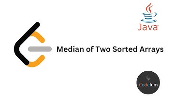 LeetCode Median of Two Sorted Arrays Explained - Java