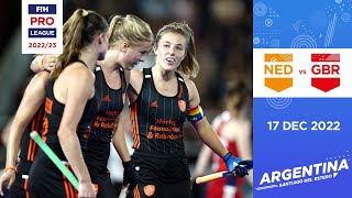 FIH Hockey Pro League 2022-23: Netherlands vs Great Britain (Women, Game 2) - Highlights