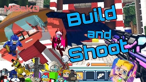 Build And Shoot GamePlay! [BlockyMods]😁
