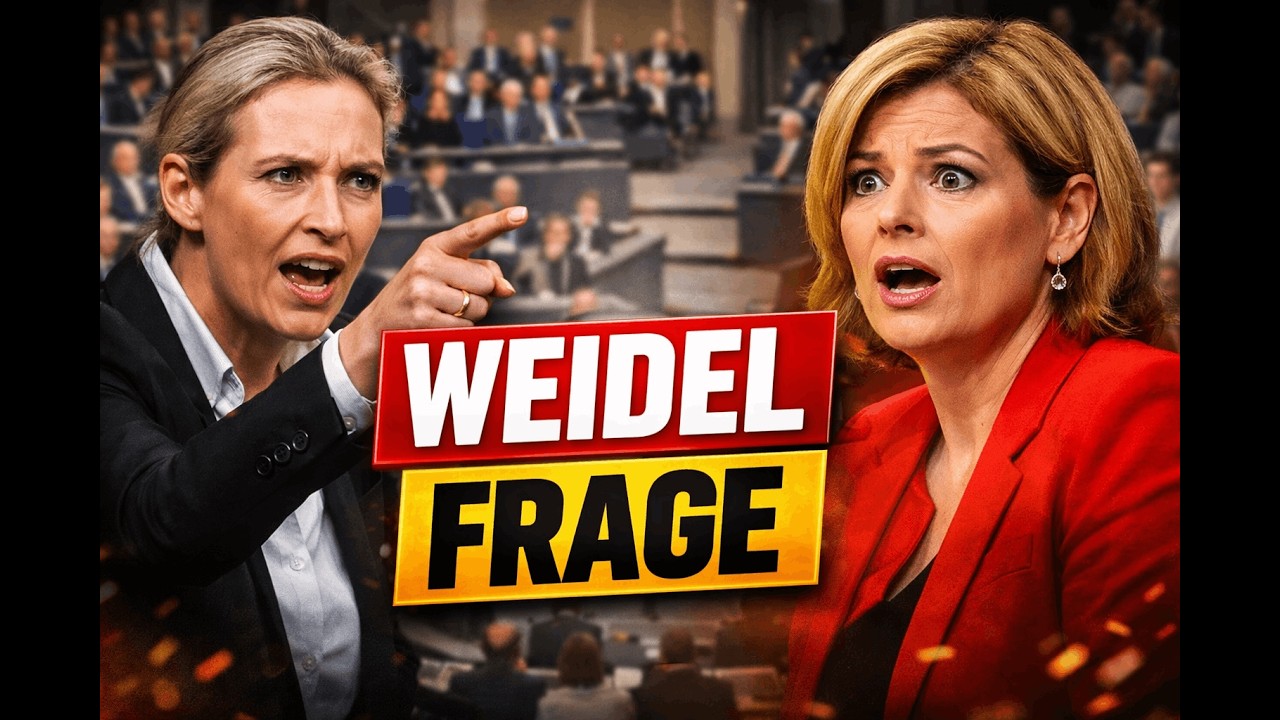 WEIDEL STELLT DIESE FRAGE – Dann wird es im Bundestag plötzlich still