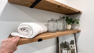 12 Inch Heavy Duty Shelf J Brackets Review: Matte Black 100 lb Pair Capacity