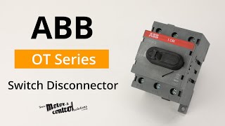 Abb Ot Series Switch Disconnector