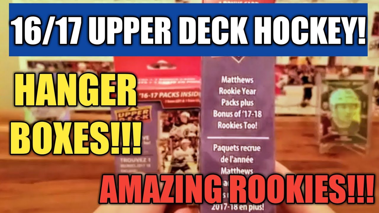 16-17 Upper Deck Series 1 & 2 Hockey Hanger Boxes - WALMART ADVENTURE!!!