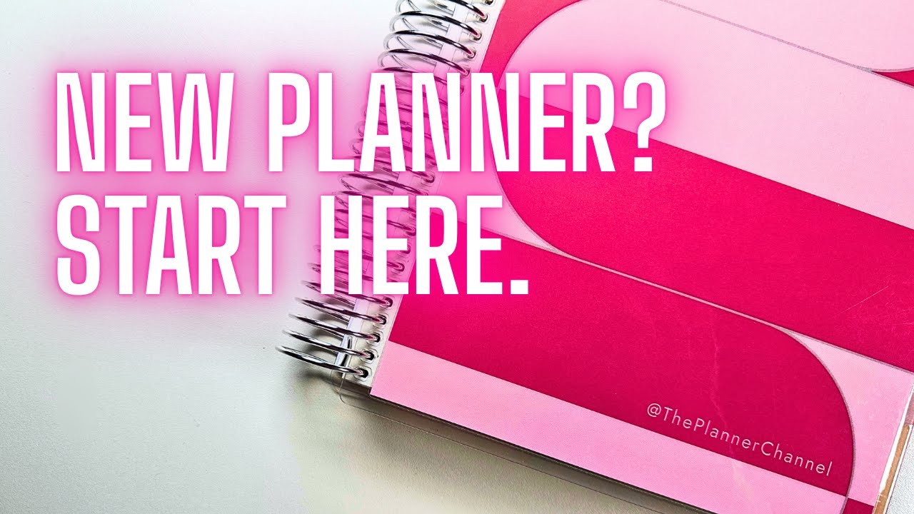 How to Set Up Your New Erin Condren LifePlanner | Part 1 - YouTube
