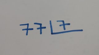 Como Dividir 77 Por 7