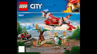 Lego Instructions City 60217 Fire Plane Fire