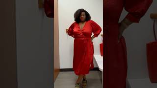 Belk outlet Michael Kors, plus size cheetah, Jacquard midi wrap dress #affordablefashion #shorts