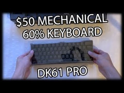 THE $55 60% MECHANICAL KEYBOARD [] DIERYA DK61/PRO UNBOXING AND REVIEW. 