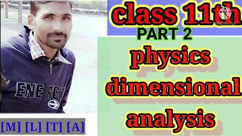 physics class 11th dimensional analysis part 2#physics without fear#