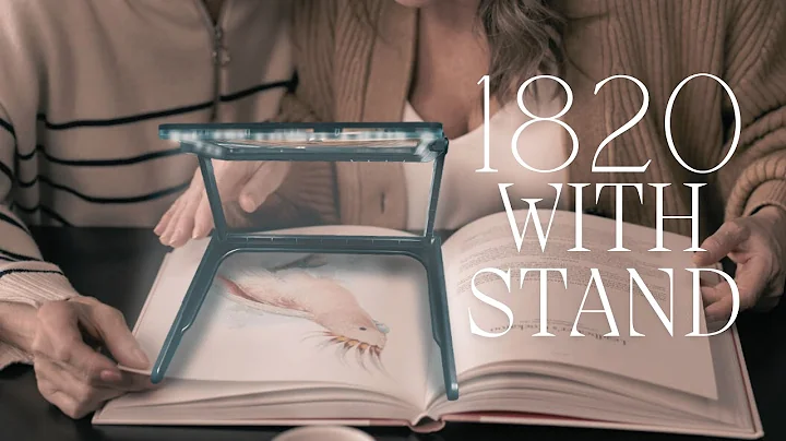 Showcasing- The 6X Page Magnifier with Stand 1820+St