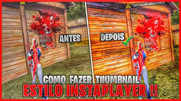 COMO FAZER THUMBNAIL DE INSTAPLAYER - MUITO FÁCIL E RÁPIDO !
