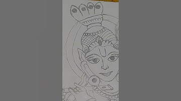Lord shree krishna pencil drawing #krishna #govinda #lordkrishna #god #viral #shorts #art
