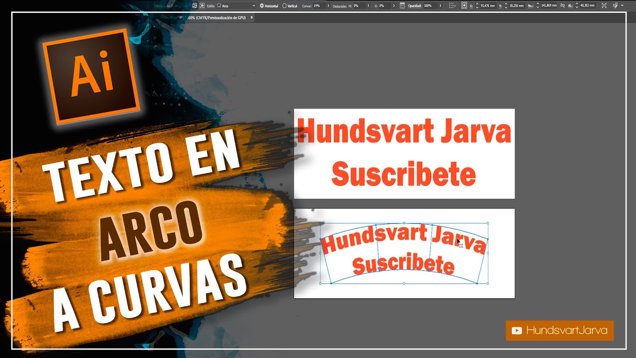 TEXTO EN ARCO HACERLO CURVAS EN ILLUSTRATOR HundsvartJarva YouTube texto-en-arco-hacerlo-curvas-en-illustrator-hundsvartjarva-youtube