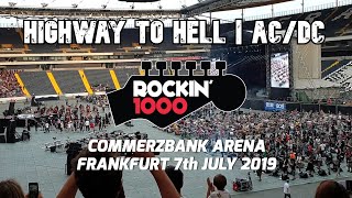 Highway To Hell - ACDC - Rockin&#39;1000 - Frankfurt 2019 (Multicam + Good Sound)