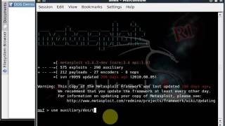 Hacking Academy - Synflood attack by Backtrack