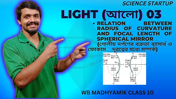 Relation between r and f |LIGHT|west Bengal board class 10 chapter 5|Madhyamik physical science|আলো