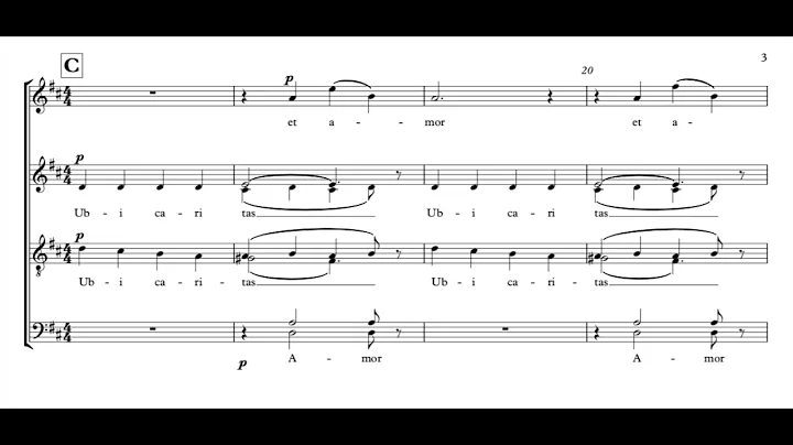 Ubi Caritas et Amor - Ted Mackey