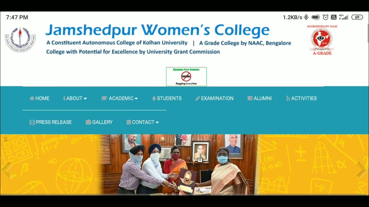 how to fillup jamshedpur women's college form ?? UG FORM AVILABLE AT