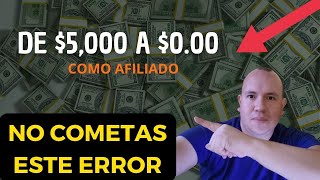 Cómo GANÉ $5,000 DÓLARES al mes con Marketing de Afiliados a GANAR CERO [HISTORIA REAL 0$$]