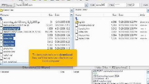 micfo | how to upload your files using LeapFTP