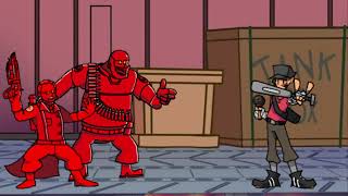 5 minutes left in the mission!   Double Kill but Medic, Heavy and Scout sing it